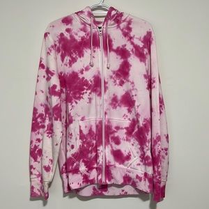 George - tie dye zip hoodie